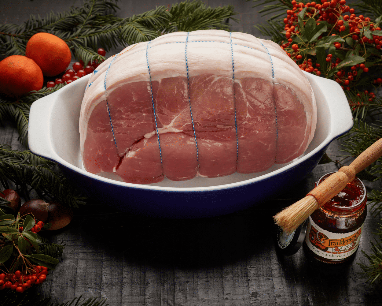 DIY Roasting Gammon with Cumberland Glaze (2kg)