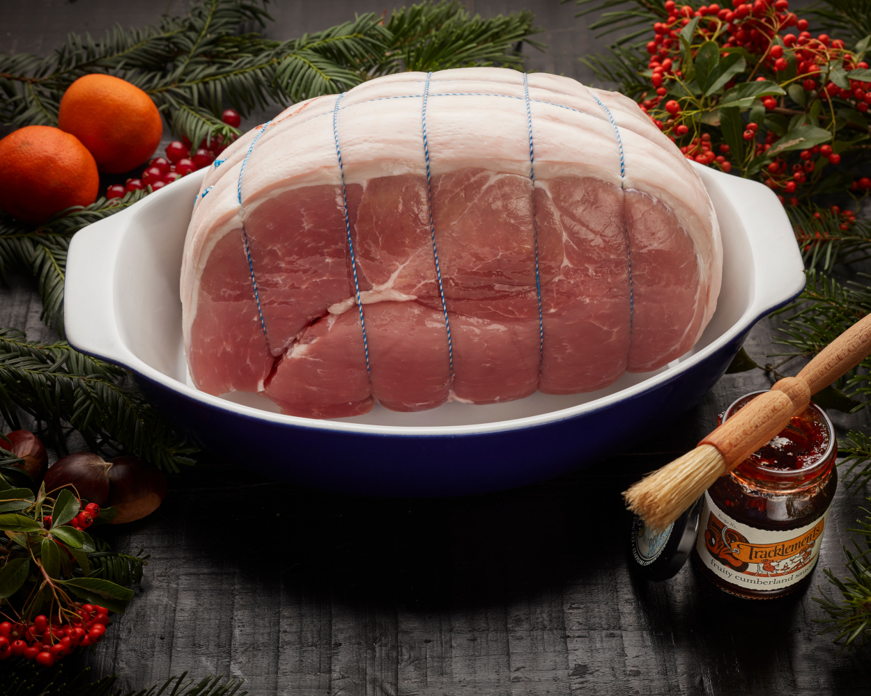 DIY Roasting Gammon with Cumberland Glaze (3kg)