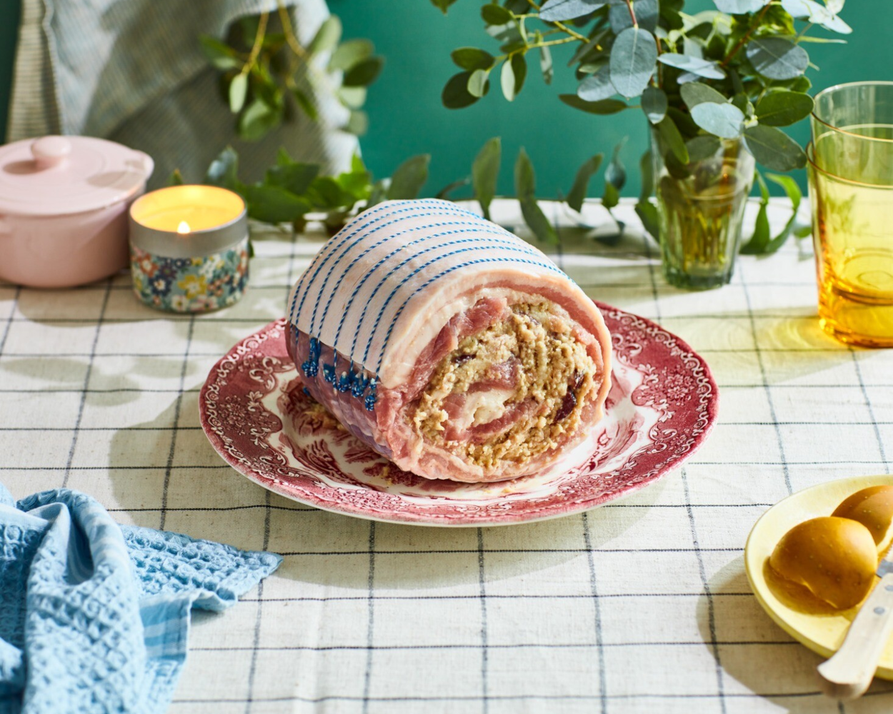 Porchetta with Cranberry, Apple & Chestnut (1.5kg)