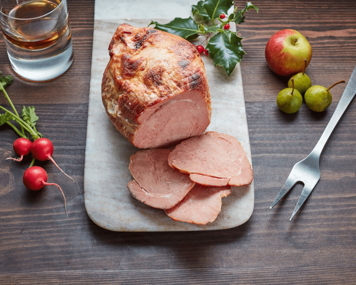 Spiced Rum & Ginger Mini Ham (1kg)