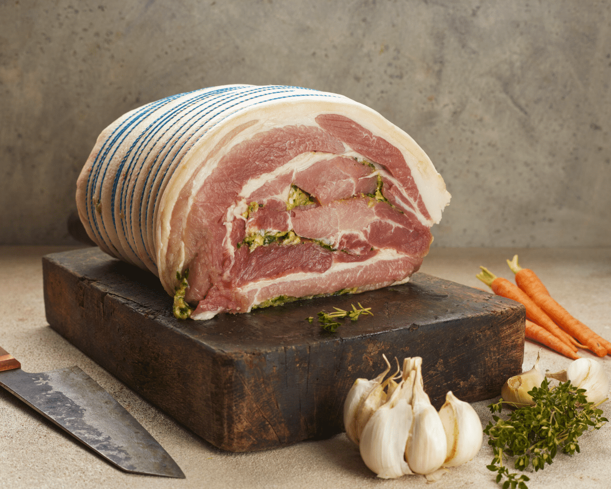 Whole Porchetta with Wild Garlic & Thyme (4kg)