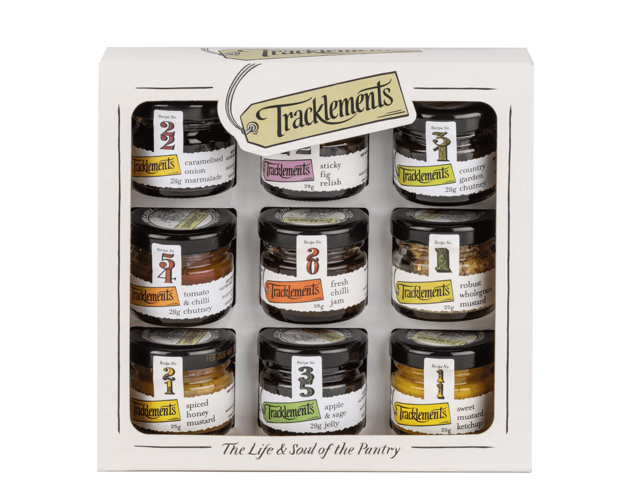 Nine Mini Chutney Gift Set (225g)