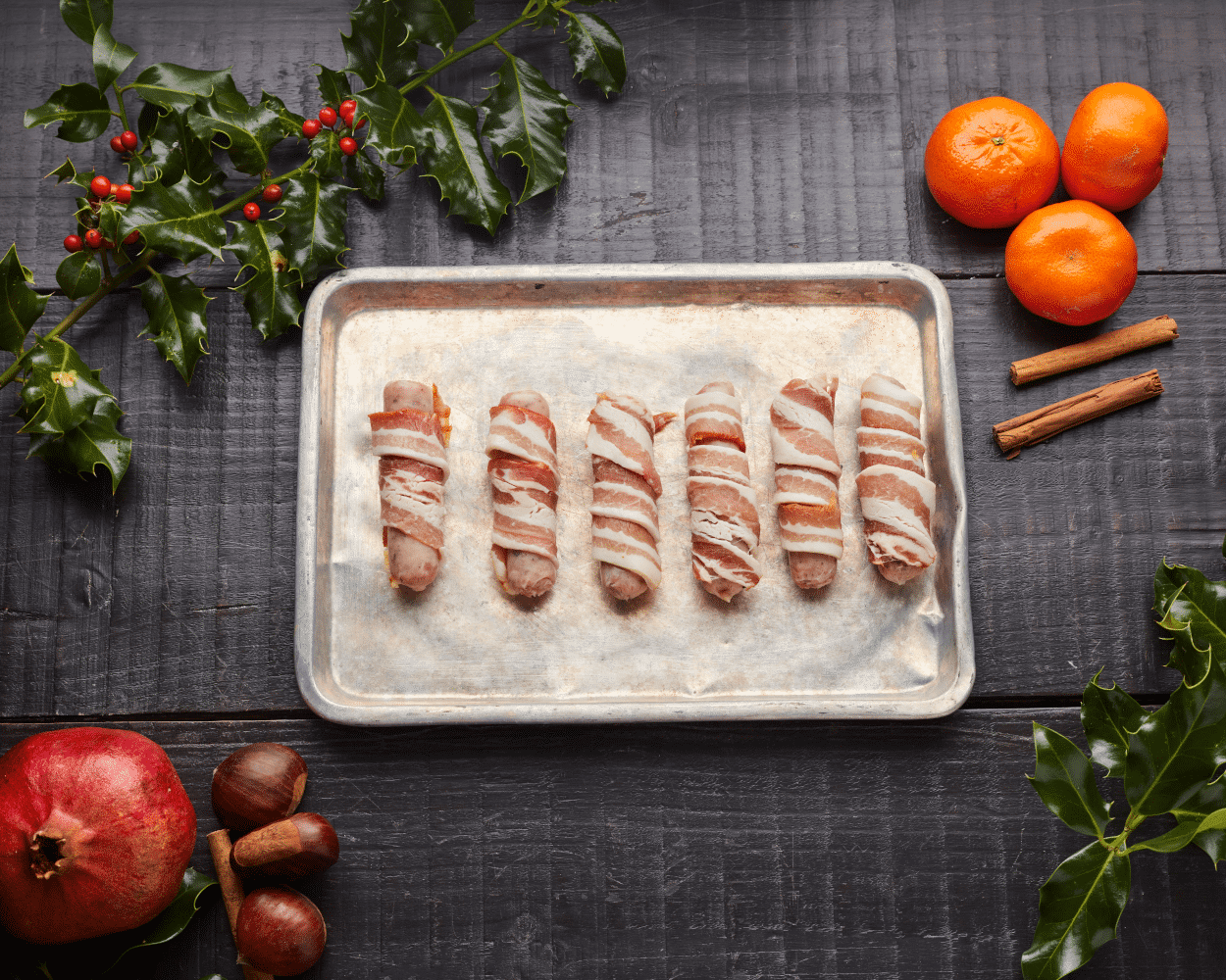 Pancetta Wrapped Pigs in Blankets, Pack of 6 (360g)