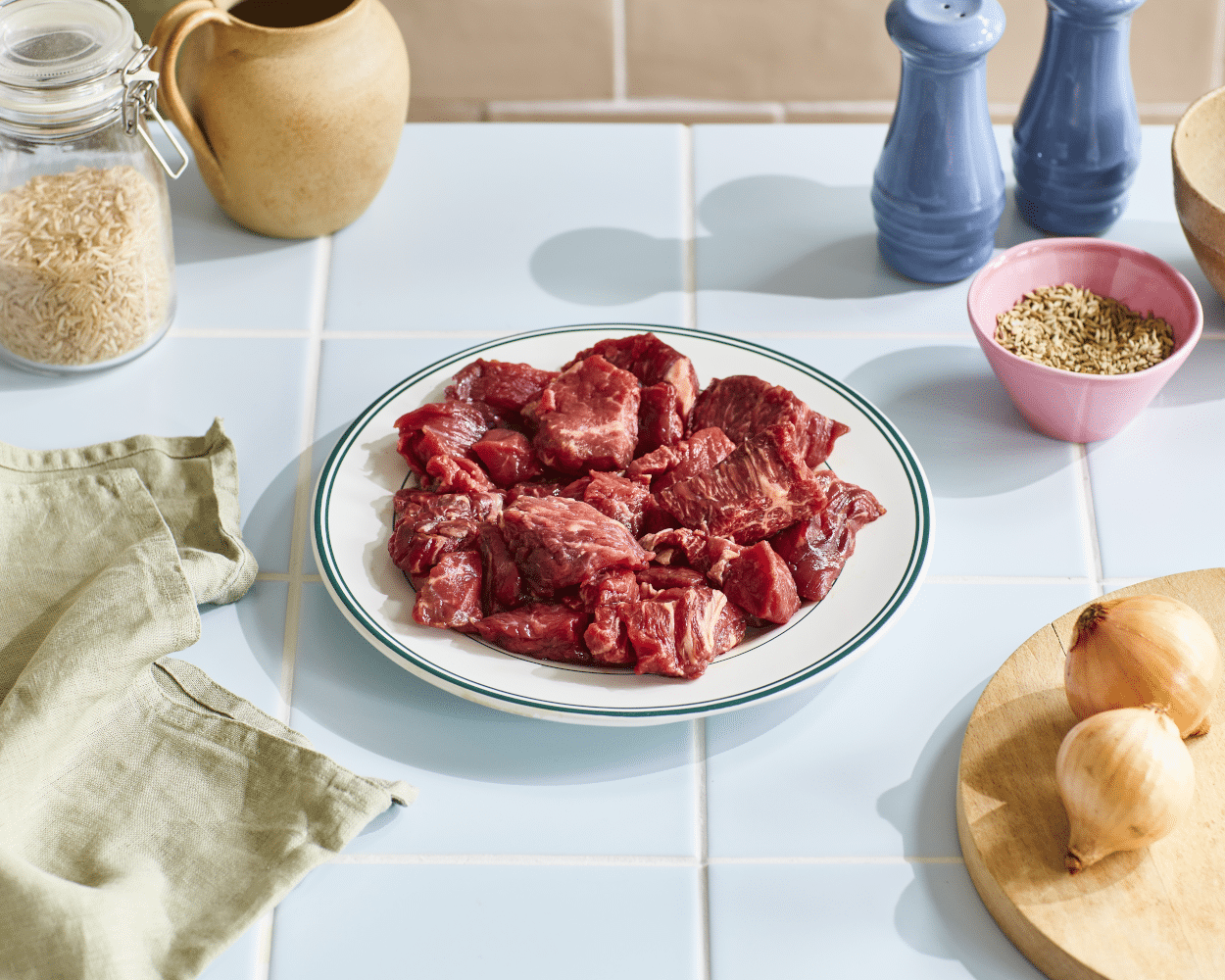 Diced Dry-Aged Belted Galloway Beef (454g)