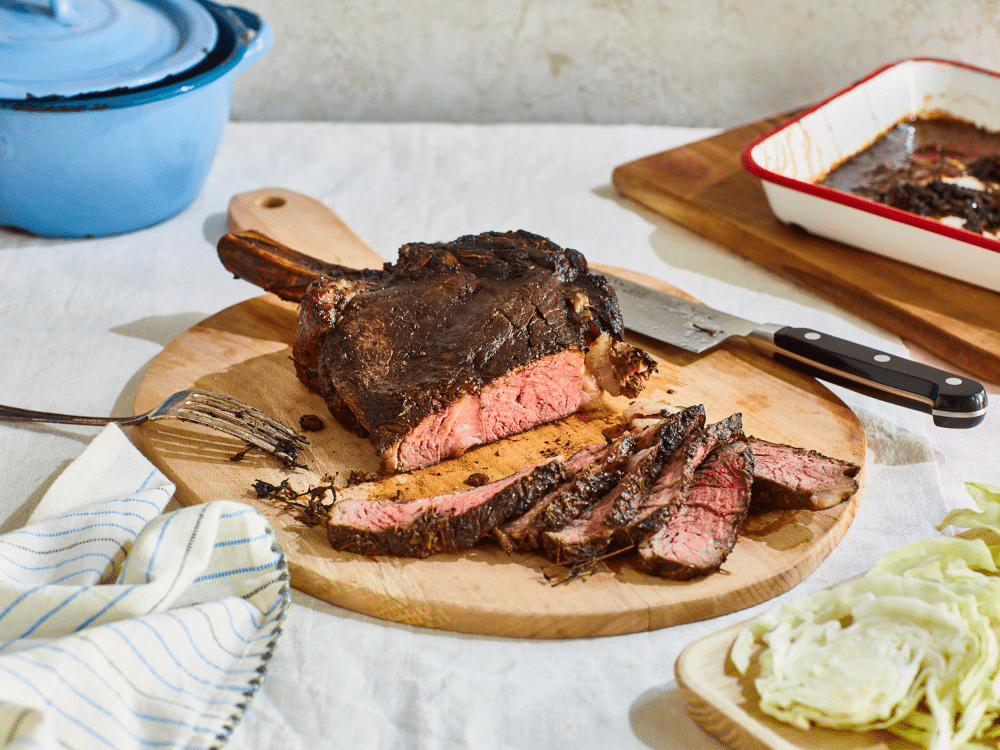 Sous Vide Black Garlic Côte de Boeuf (900g)