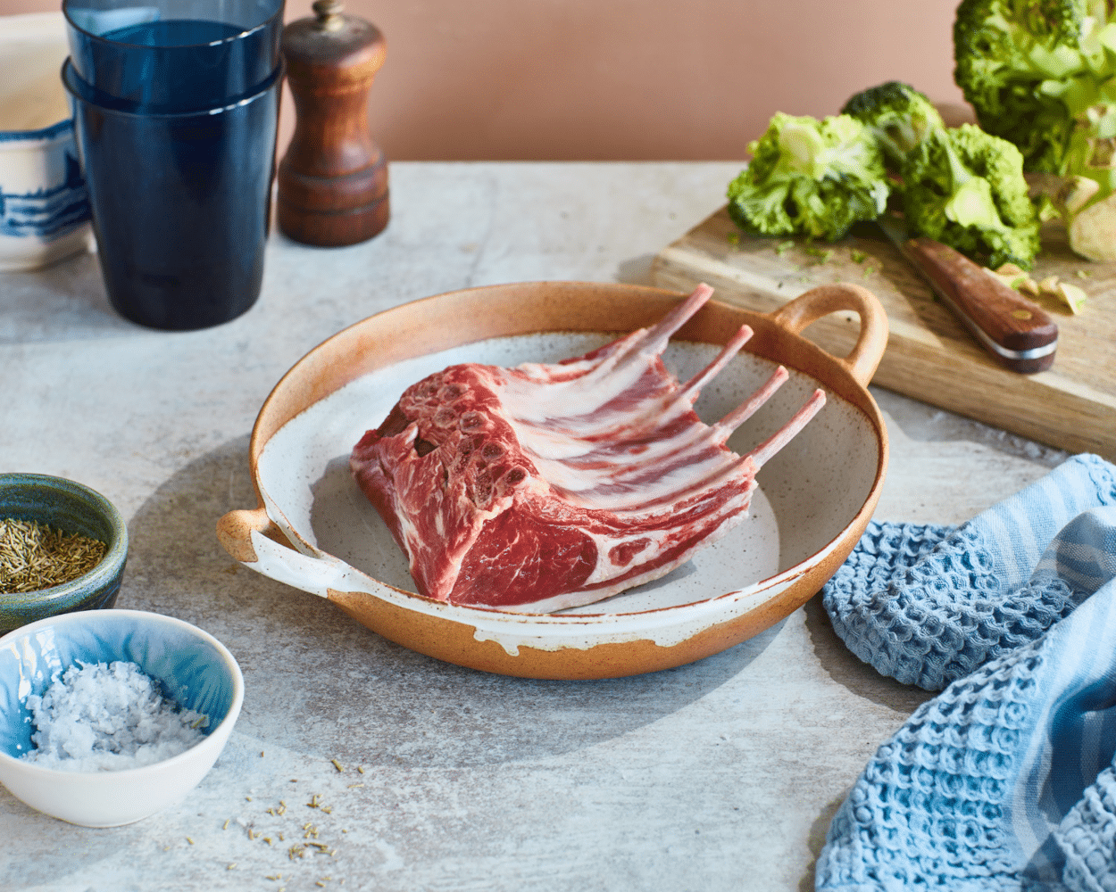 Romney French Trimmed Rack of Lamb (440g)