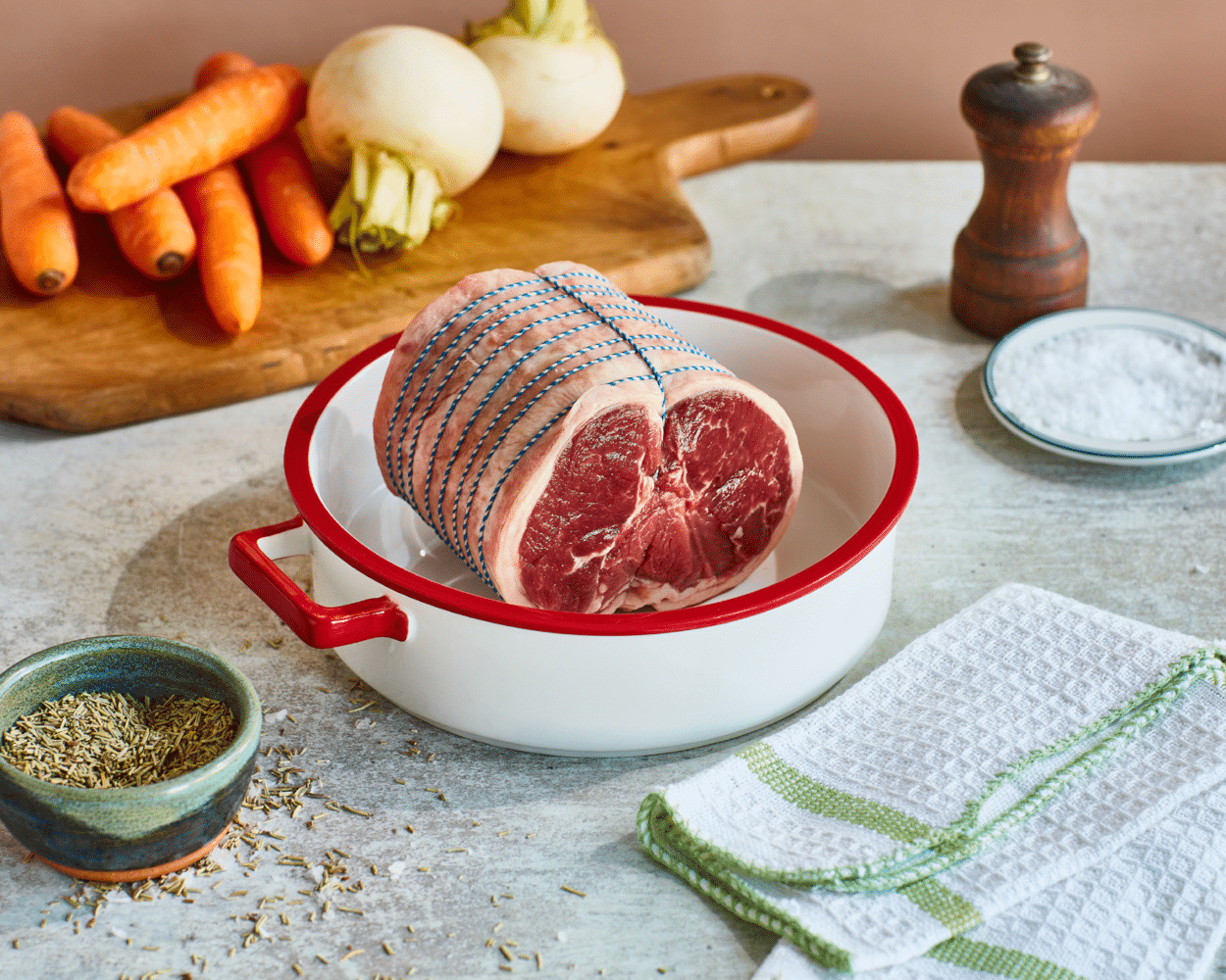 Romney Boned & Rolled Saddle of Lamb (500g)
