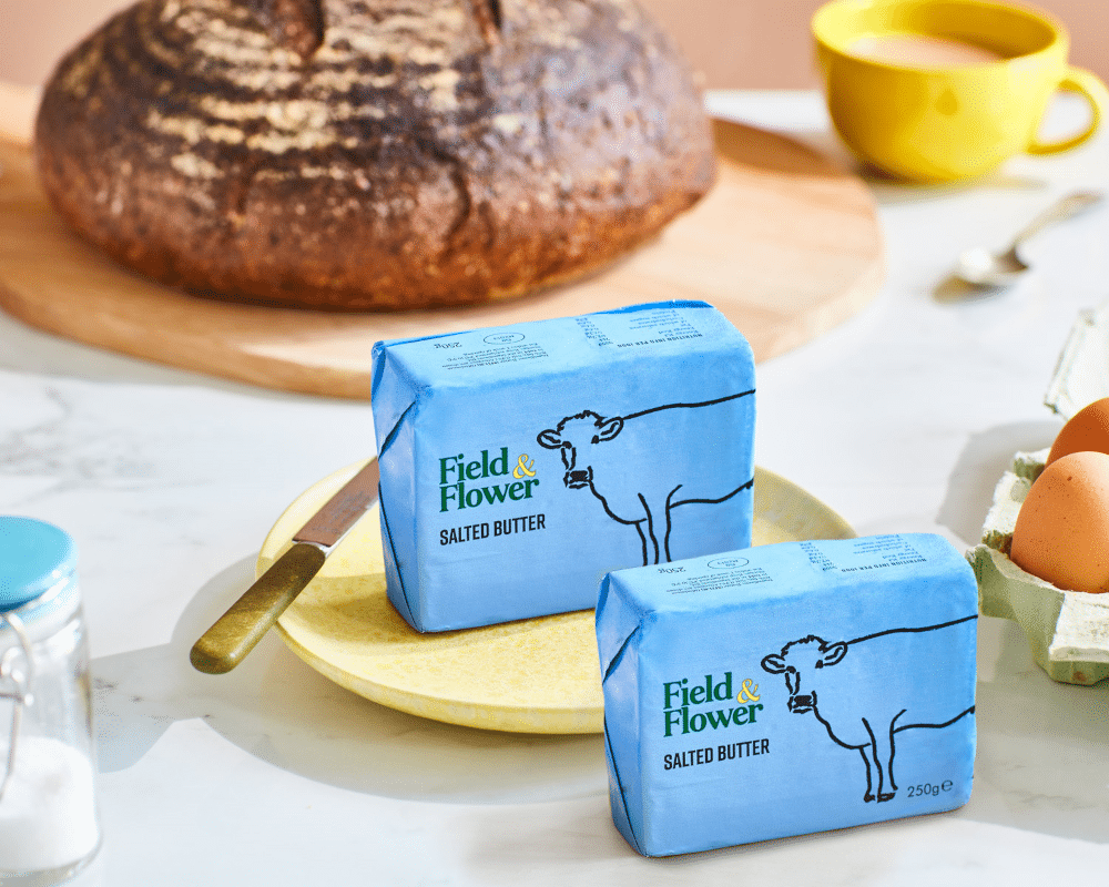Field & Flower Salted Butter, Pack of 2 (500g)