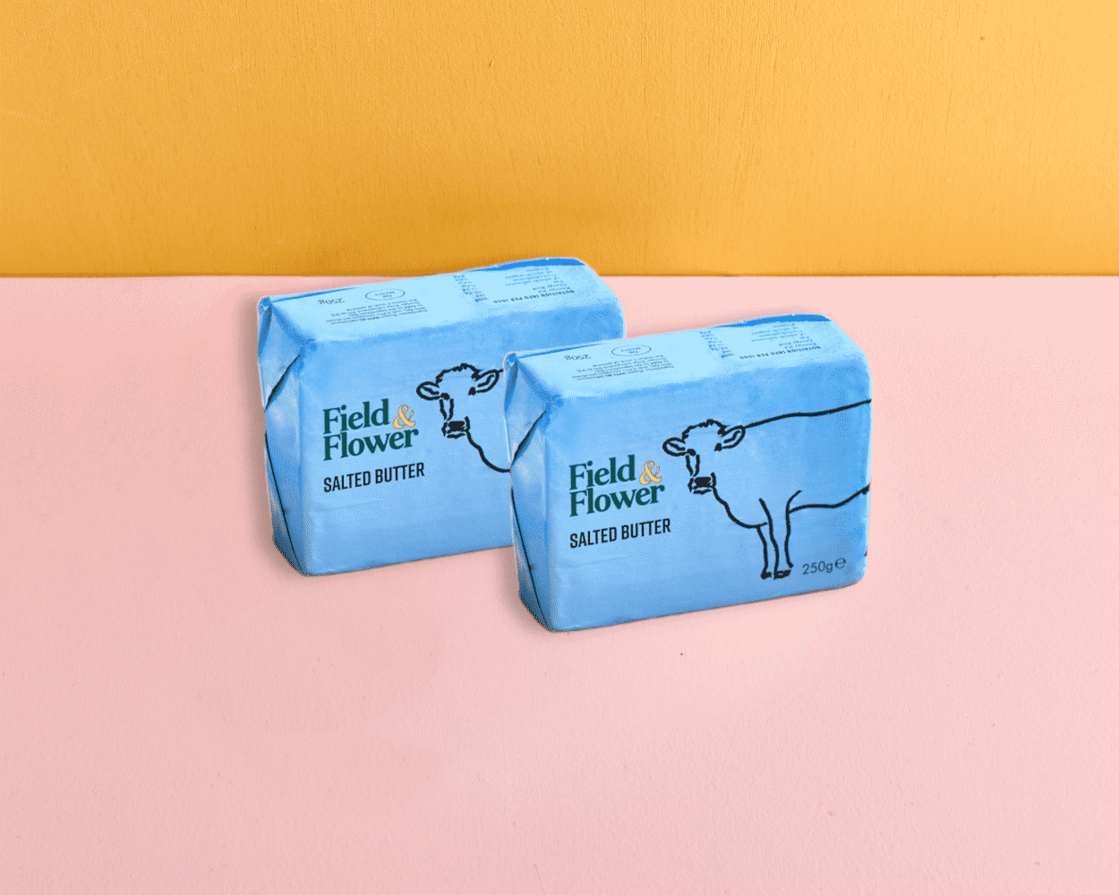 Field & Flower Salted Butter, Pack of 2 (500g)
