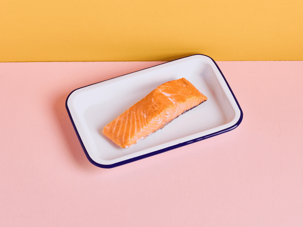 Land-Based Silverscale Hot Smoked Salmon Steak (100g)