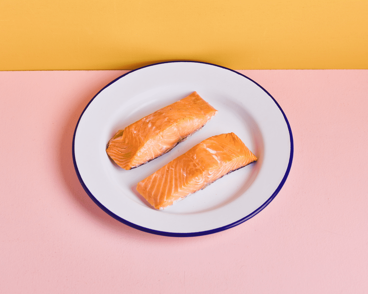 Land-Based Silverscale Hot Smoked Salmon Steaks, Pack of 2 (200g)