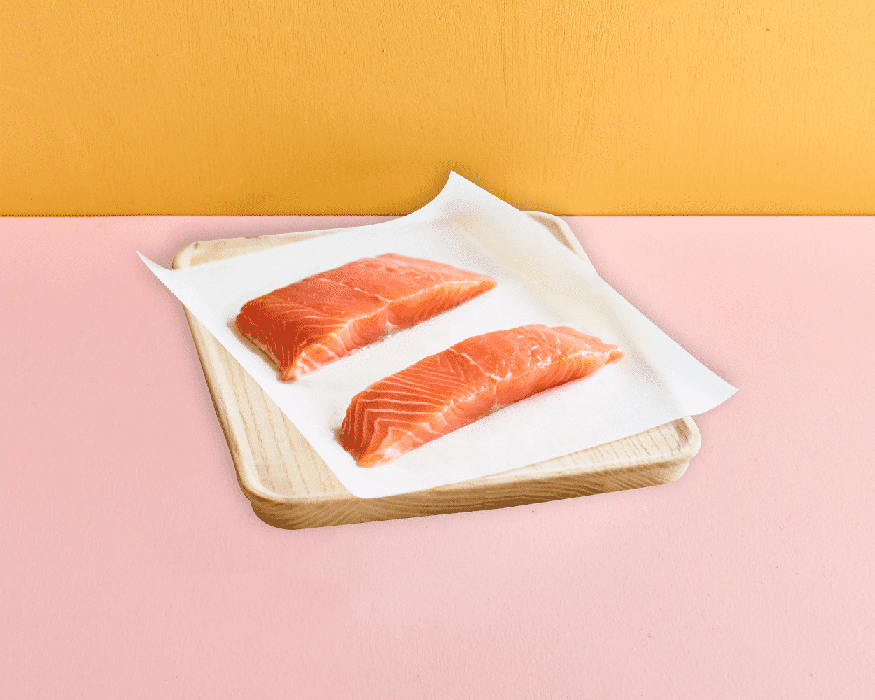 Land-Based Silverscale Salmon Fillets, Pack of 2 (260g)